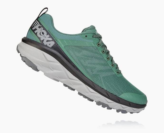 Tenis Para Trail Running Hoka Challenger ATR 5 Anchos Hombre Verdes | Mexico-1954782