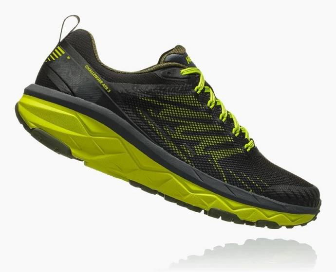 Tenis Para Trail Running Hoka Challenger ATR 5 Hombre Verdes Negros | Mexico-2461805