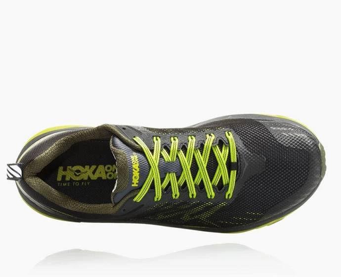 Tenis Para Trail Running Hoka Challenger ATR 5 Hombre Verdes Negros | Mexico-2461805