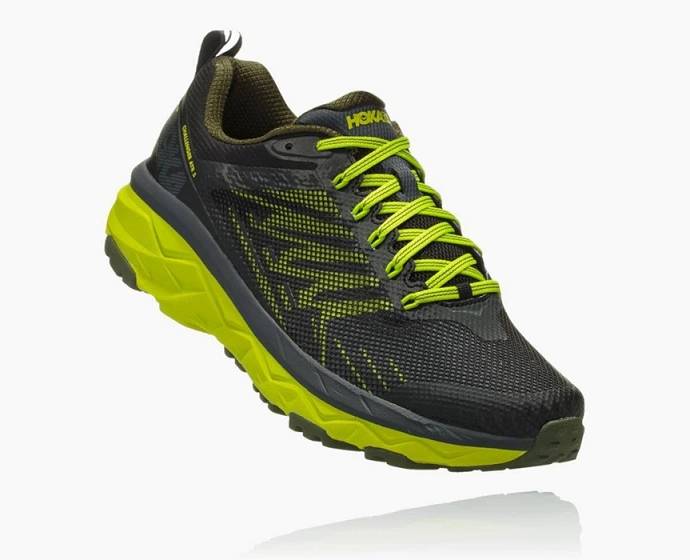 Tenis Para Trail Running Hoka Challenger ATR 5 Hombre Verdes Negros | Mexico-2461805