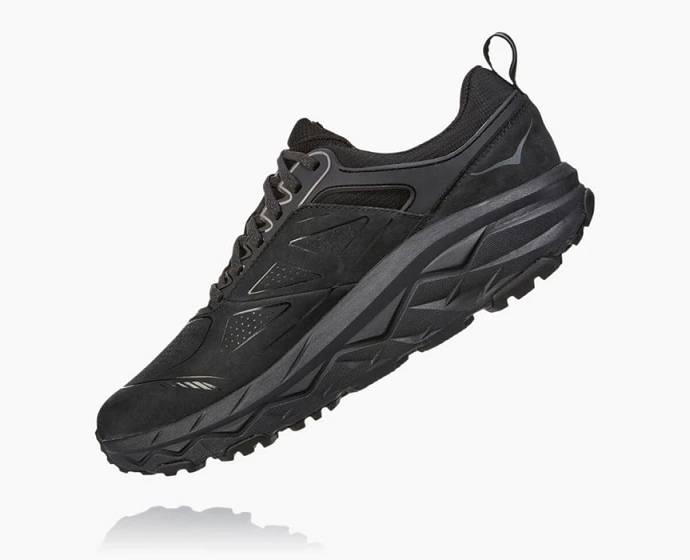 Tenis Para Trail Running Hoka Challenger Low GORE-TEX Anchos Hombre Negros | Mexico-2791348