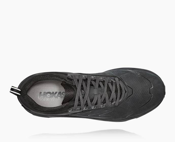 Tenis Para Trail Running Hoka Challenger Low GORE-TEX Anchos Hombre Negros | Mexico-2791348