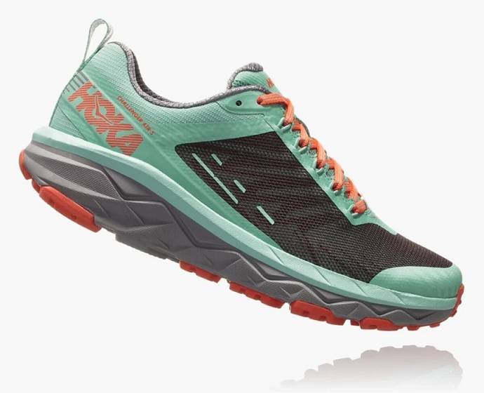 Tenis Para Trail Running Hoka Challenger ATR 5 Anchos Mujer Grises Verdes | Mexico-3258641