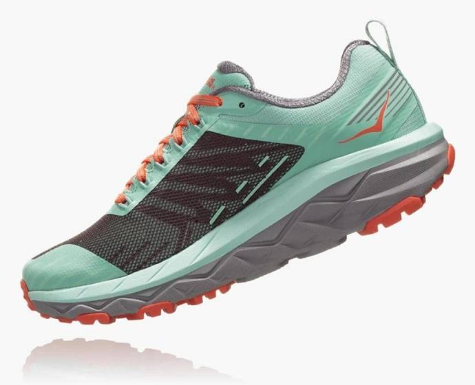 Tenis Para Trail Running Hoka Challenger ATR 5 Anchos Mujer Grises Verdes | Mexico-3258641