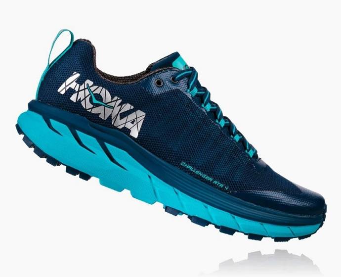 Tenis Para Trail Running Hoka Challenger ATR 4 Mujer Azules | Mexico-3827540