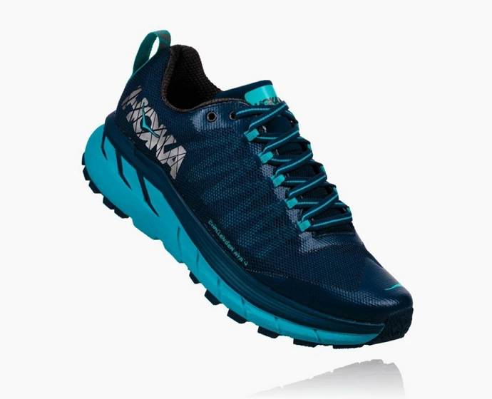 Tenis Para Trail Running Hoka Challenger ATR 4 Mujer Azules | Mexico-3827540