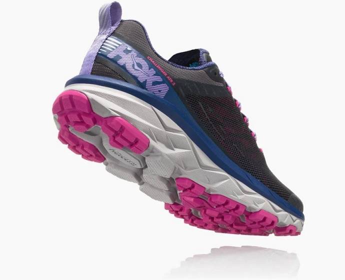 Tenis Para Trail Running Hoka Challenger ATR 5 Mujer Negros Morados | Mexico-6098735