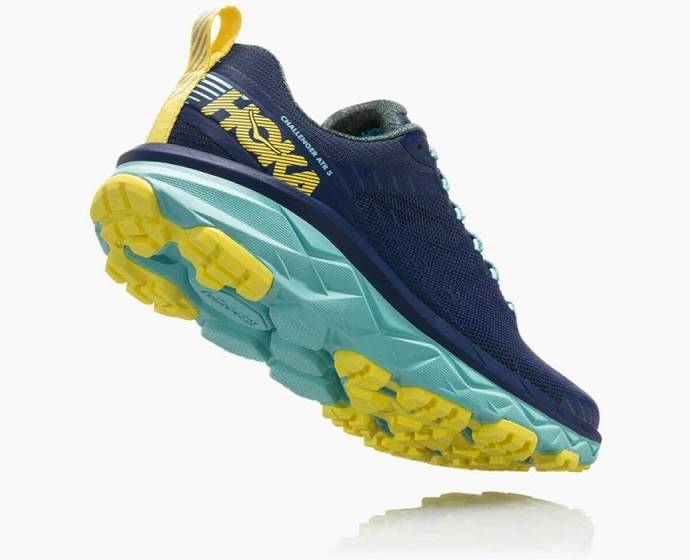 Tenis Para Trail Running Hoka Challenger ATR 5 Anchos Mujer Azules | Mexico-7648923