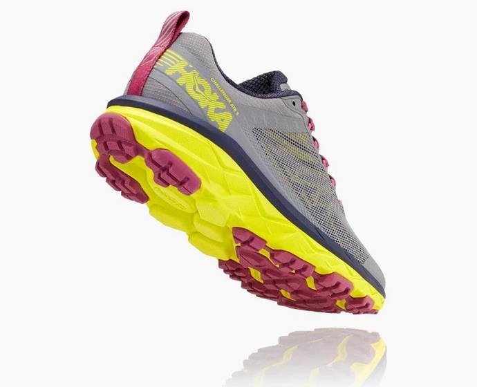 Tenis Para Trail Running Hoka Challenger ATR 5 Anchos Mujer Grises | Mexico-8675914