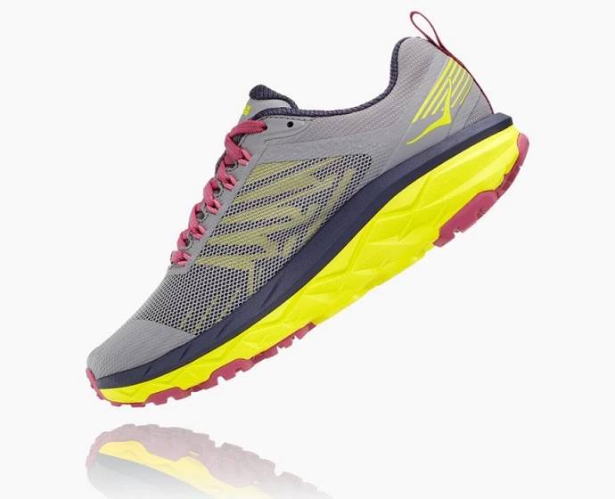 Tenis Para Trail Running Hoka Challenger ATR 5 Anchos Mujer Grises | Mexico-8675914