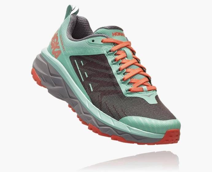 Tenis Para Trail Running Hoka Challenger ATR 5 Mujer Grises Verdes | Mexico-9671504