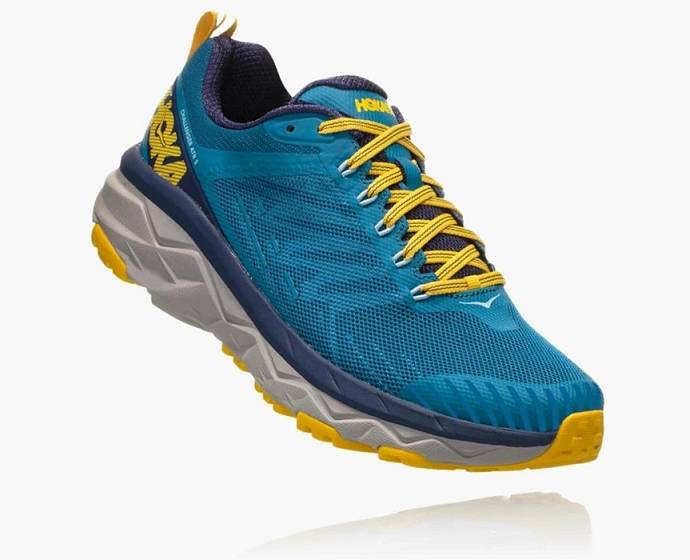 Tenis Para Trail Running Hoka Challenger ATR 5 Anchos Hombre Azules | Mexico-9715846