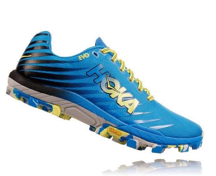 Tenis Para Trail Running Hoka EVO Jawz Hombre Azules | Mexico-2937856