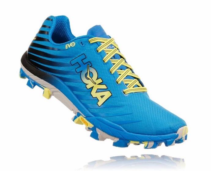 Tenis Para Trail Running Hoka EVO Jawz Hombre Azules | Mexico-2937856