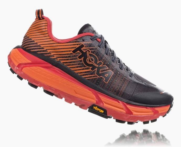 Tenis Para Trail Running Hoka EVO Mafate 2 Mujer Negros Rojos | Mexico-0189275