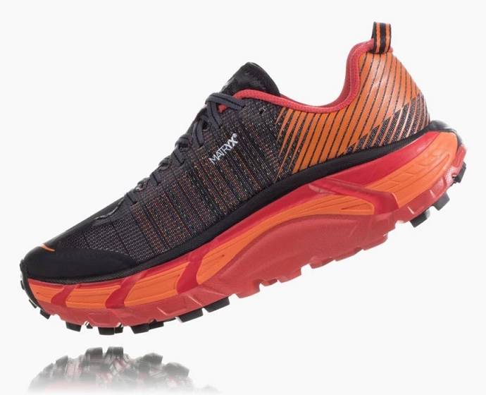 Tenis Para Trail Running Hoka EVO Mafate 2 Mujer Negros Rojos | Mexico-0189275