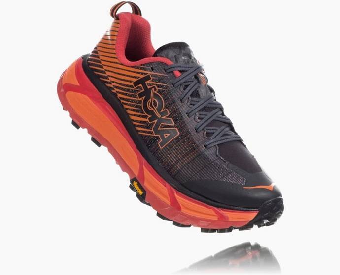 Tenis Para Trail Running Hoka EVO Mafate 2 Mujer Negros Rojos | Mexico-0189275