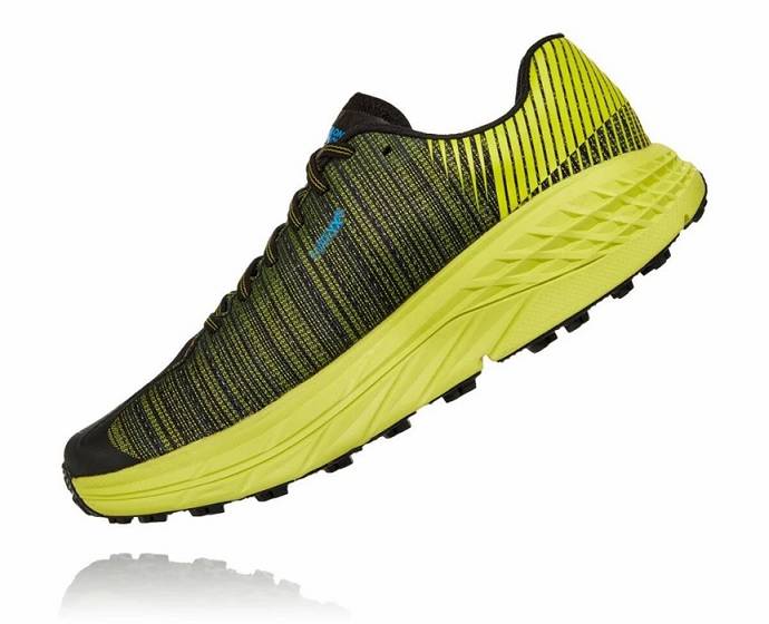 Tenis Para Trail Running Hoka Evo Speedgoat Mujer Amarillos Negros | Mexico-8935046