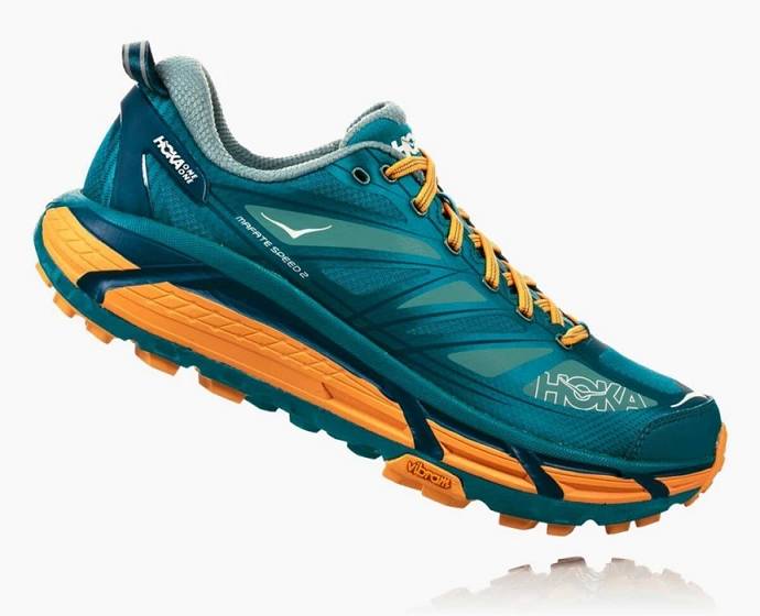 Tenis Para Trail Running Hoka Mafate Speed 2 Hombre Azules Naranjas | Mexico-1382945