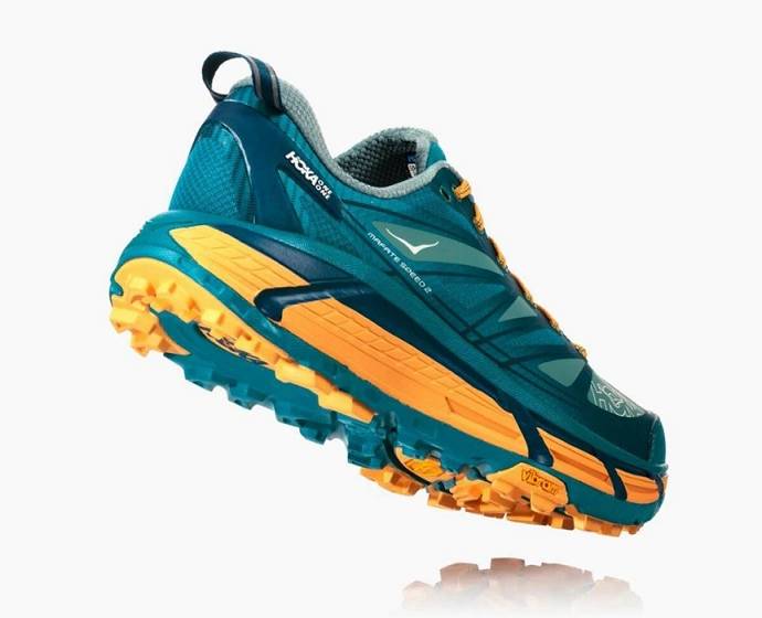 Tenis Para Trail Running Hoka Mafate Speed 2 Hombre Azules Naranjas | Mexico-1382945