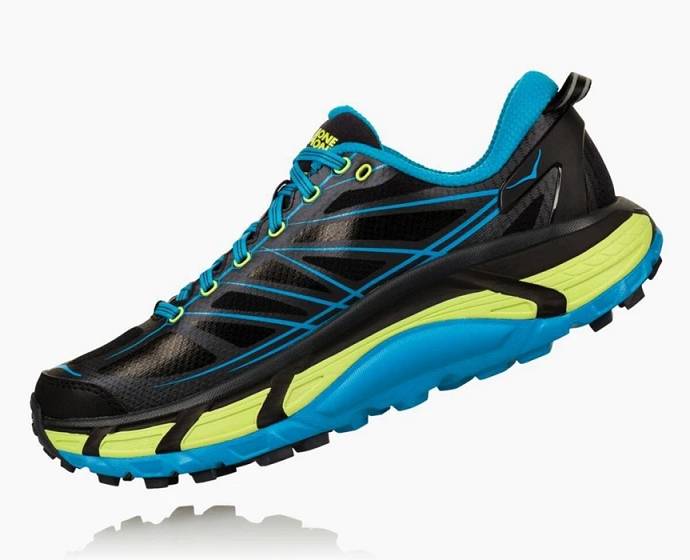 Tenis Para Trail Running Hoka Mafate Speed 2 Hombre Negros Azules | Mexico-3456980