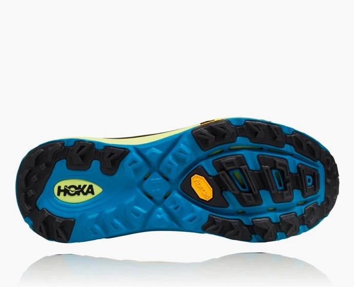 Tenis Para Trail Running Hoka Mafate Speed 2 Hombre Negros Azules | Mexico-3456980