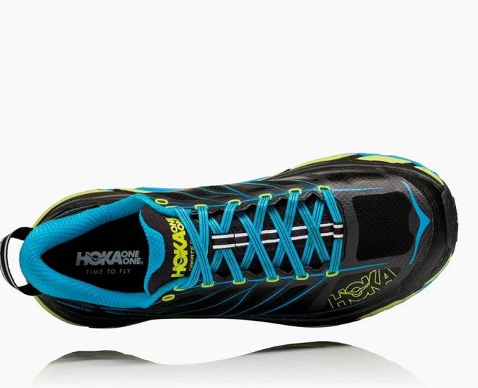 Tenis Para Trail Running Hoka Mafate Speed 2 Hombre Negros Azules | Mexico-3456980