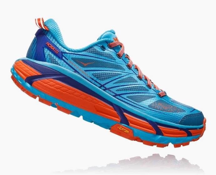 Tenis Para Trail Running Hoka Mafate Speed 2 Mujer Azules | Mexico-3476518