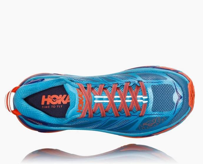 Tenis Para Trail Running Hoka Mafate Speed 2 Mujer Azules | Mexico-3476518