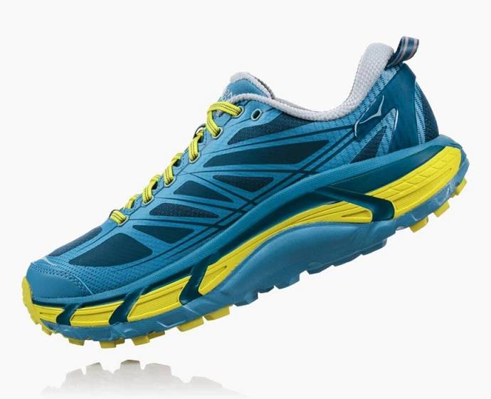 Tenis Para Trail Running Hoka Mafate Speed 2 Hombre Azules Verdes | Mexico-3890241