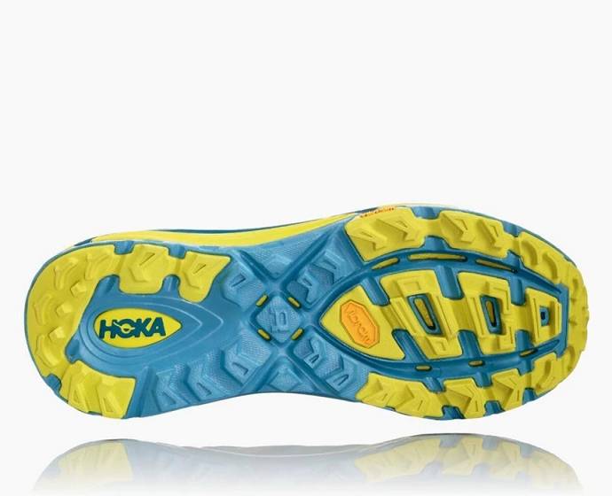 Tenis Para Trail Running Hoka Mafate Speed 2 Hombre Azules Verdes | Mexico-3890241