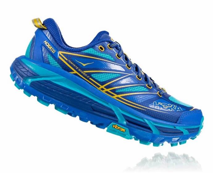 Tenis Para Trail Running Hoka Mafate Speed 2 Mujer Azules | Mexico-4205786