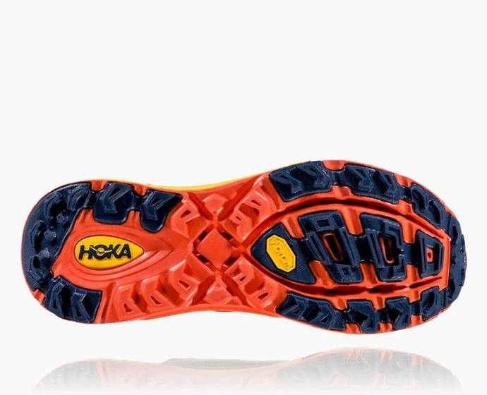 Tenis Para Trail Running Hoka Mafate Speed 2 Hombre Dorados Naranjas | Mexico-4263879