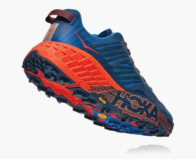 Tenis Para Trail Running Hoka Speedgoat 4 Anchos Hombre Azules | Mexico-2051634