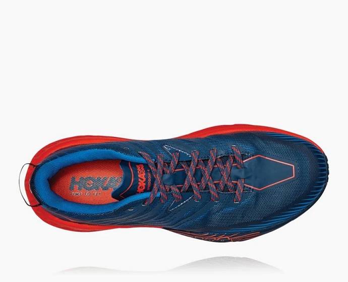 Tenis Para Trail Running Hoka Speedgoat 4 Anchos Hombre Azules | Mexico-2051634