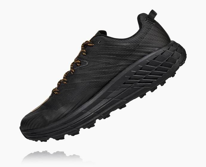 Tenis Para Trail Running Hoka Speedgoat 4 GORE-TEX Hombre Negros | Mexico-2580394