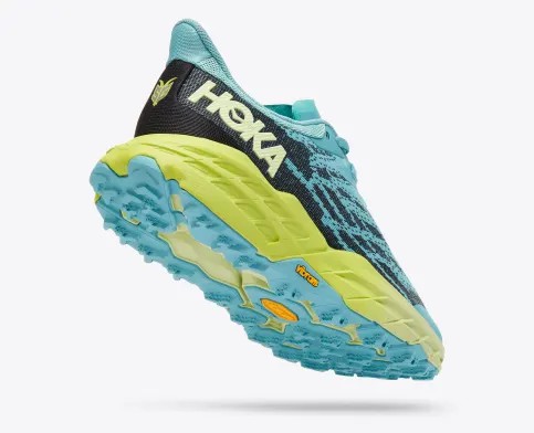 Tenis Para Trail Running Hoka Speedgoat 5 Mujer Azur Verdes | Mexico-2645897