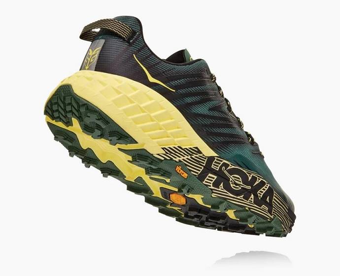 Tenis Para Trail Running Hoka Speedgoat 4 Hombre Verdes | Mexico-2748103