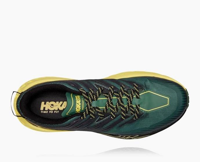 Tenis Para Trail Running Hoka Speedgoat 4 Hombre Verdes | Mexico-2748103