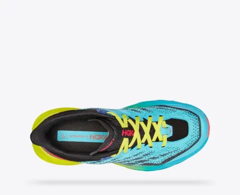 Tenis Para Trail Running Hoka Speedgoat 5 Mujer Azules Claro Negros | Mexico-2935641