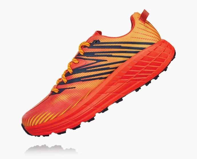 Tenis Para Trail Running Hoka Speedgoat 4 GORE-TEX Hombre Naranjas | Mexico-3815206