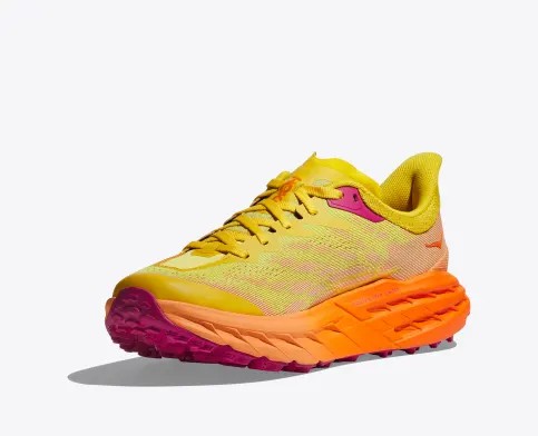 Tenis Para Trail Running Hoka Speedgoat 5 Mujer Amarillos Oscuro Naranjas | Mexico-4025619