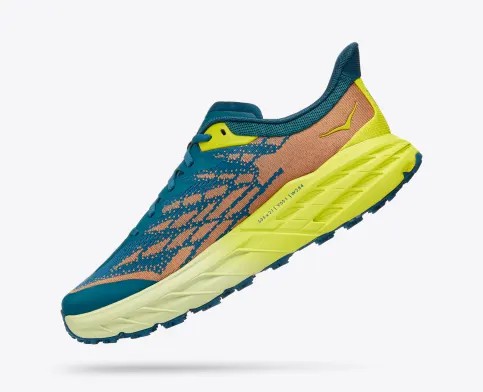 Tenis Para Trail Running Hoka Speedgoat 5 Hombre Azules Marrom | Mexico-4298603