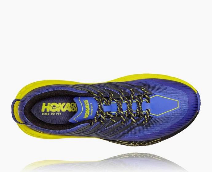 Tenis Para Trail Running Hoka Speedgoat 4 Hombre Morados | Mexico-5423890