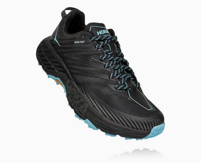 Tenis Para Trail Running Hoka Speedgoat 4 GORE-TEX Mujer Negros | Mexico-5902368