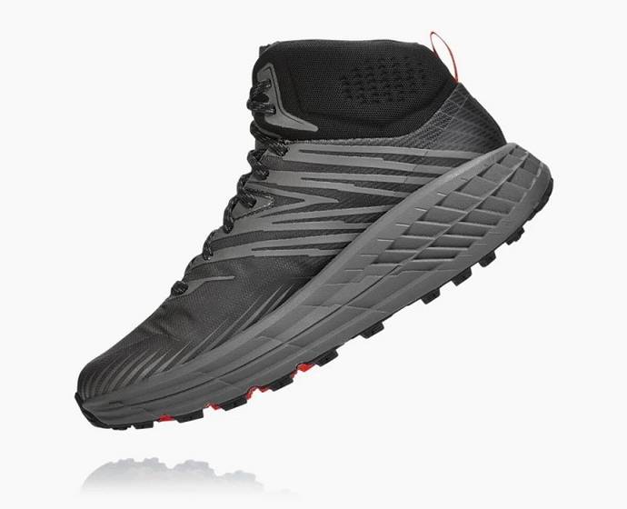 Tenis Para Trail Running Hoka Speedgoat Mid GORE-TEX Hombre Grises | Mexico-6534907