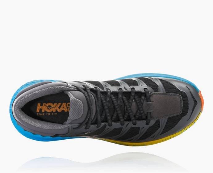 Tenis Para Trail Running Hoka Speedgoat Mid Impermeables Hombre Negros Grises | Mexico-6854129