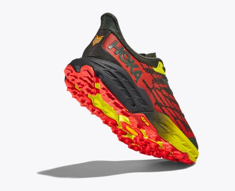 Tenis Para Trail Running Hoka Speedgoat 5 Hombre Negros Rojos | Mexico-7638251