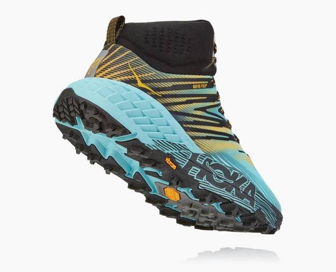 Tenis Para Trail Running Hoka Speedgoat Mid GORE-TEX Mujer Kaki | Mexico-7690582