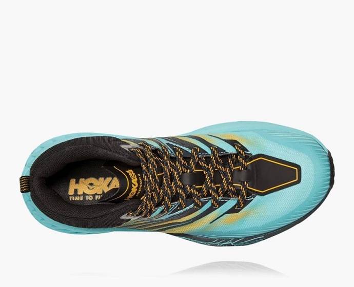 Tenis Para Trail Running Hoka Speedgoat Mid GORE-TEX Mujer Kaki | Mexico-7690582